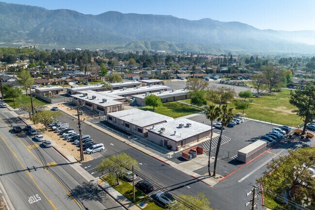 Kendall Elementary School is surrounded by community in San Bernardino, CA.