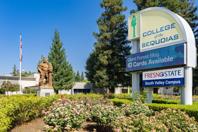 San Joaquin residents can attend one of the campuses of College of the Sequoias.