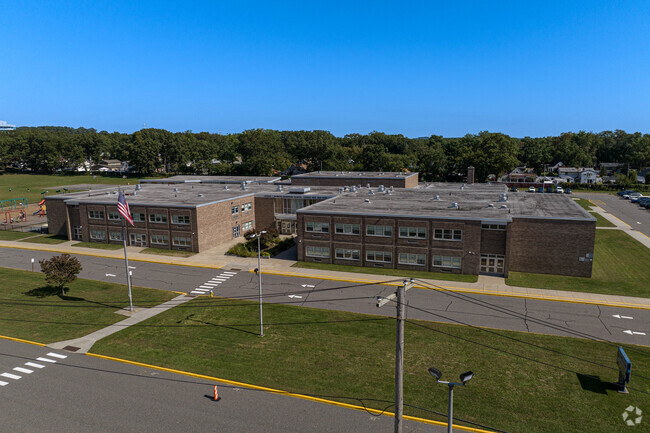 The main entrance greets everyone on a daily basis.