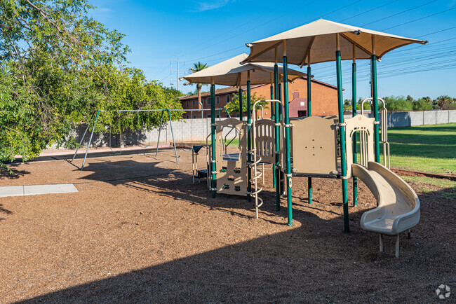Our Lady of Sorrows Academy has several amenities including playgrounds.