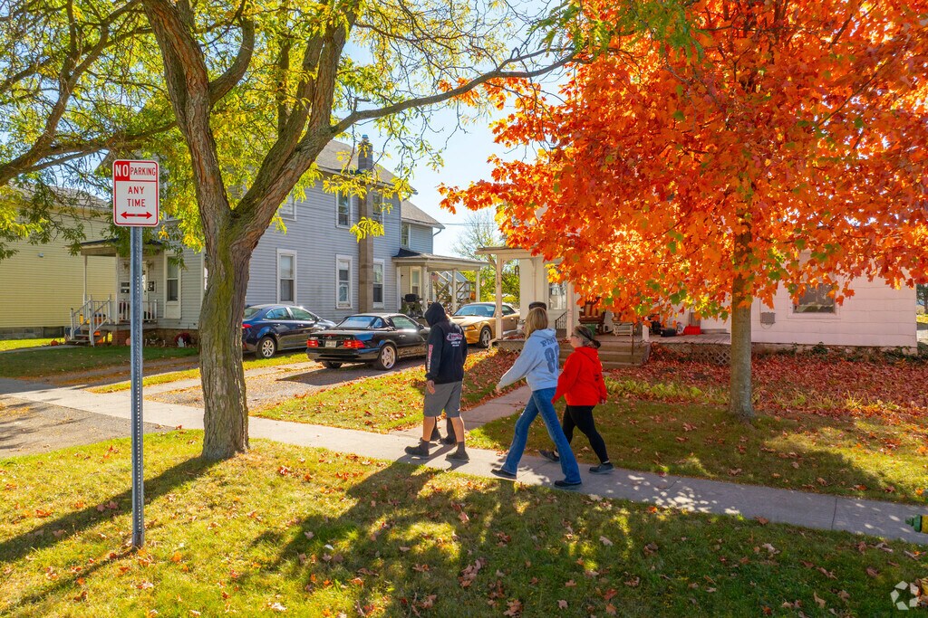 Caledonia’s walkable streets connect neighbors and foster a sense of community.
