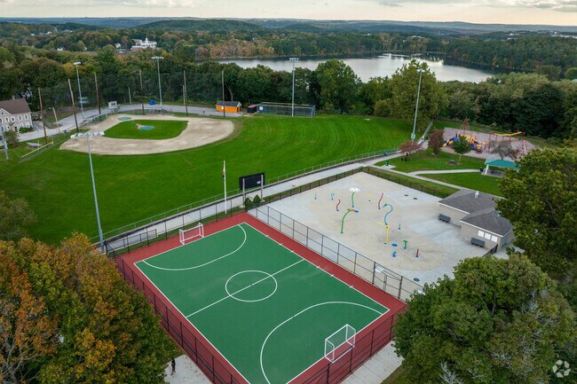 Athletic fields are open to public use at Stevens Park.