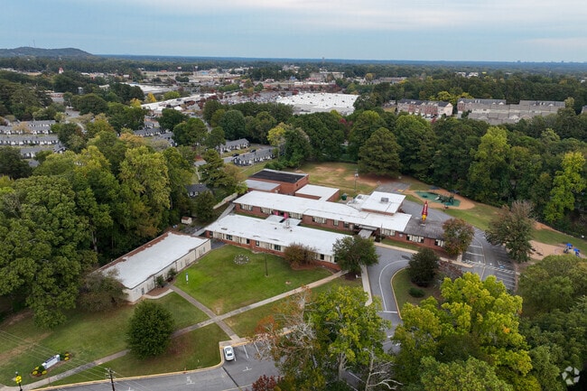 Marietta Center for Advanced Academics - School Aerial With Context