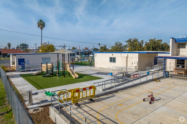 Your kids will never want to leave the playground at Las Palmas Elementary School.