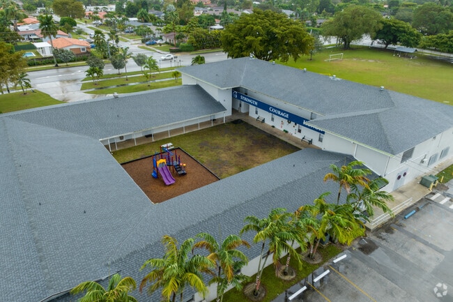 The Gateway Christian School courtyard.