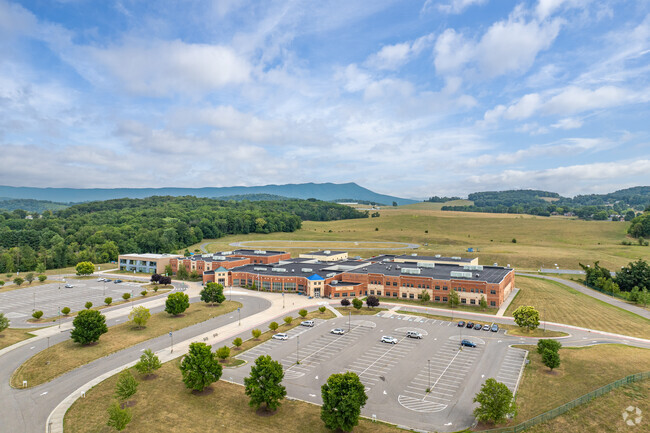 Skyline Middle School sits on a large campus in Harrisonburg.