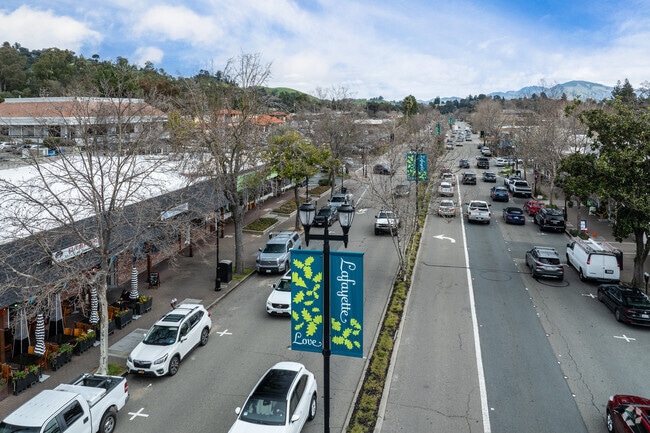 Downtown Lafayette offers charming boutiques, cafes, and a vibrant community atmosphere.