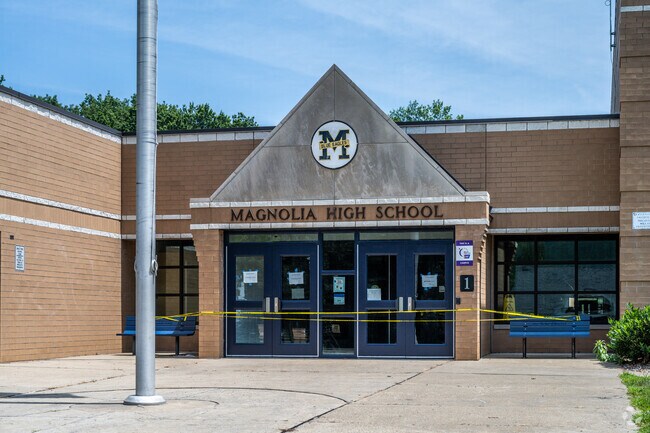 Magnolia High School has 302 students in grades 9-12.