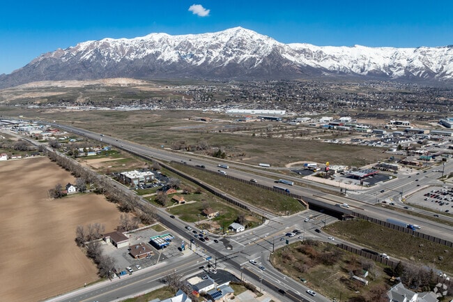 Plain City has views of snow capped mountains and Ogden.