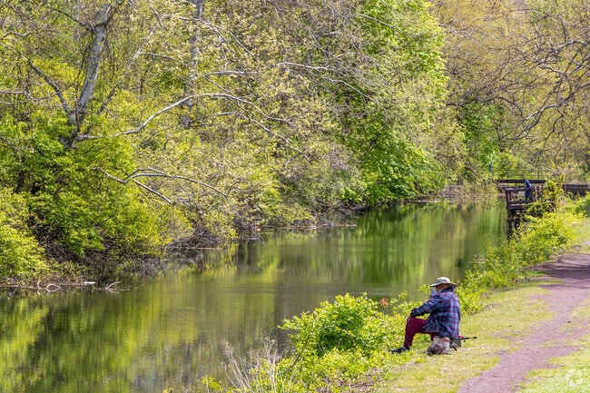 The Lehigh & Delaware Trail is a favorite spot for West Bethlehem residents to fish.