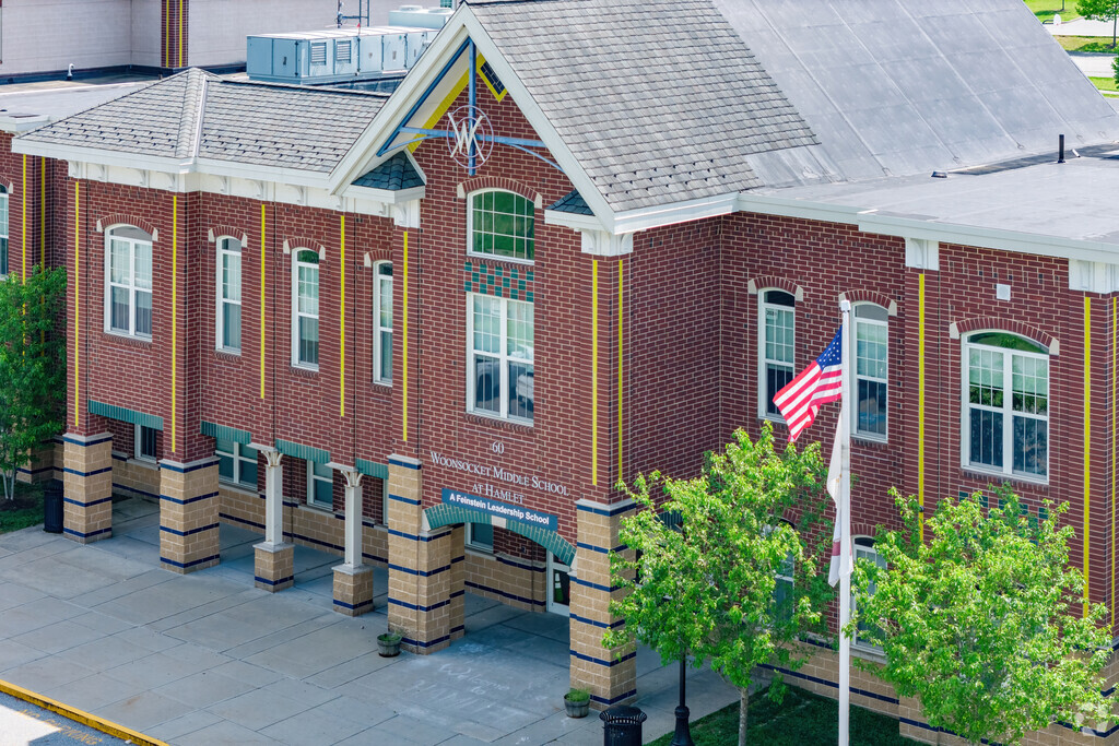 Woonsocket Middle School is also known as Hamlet Middle School for its street address.