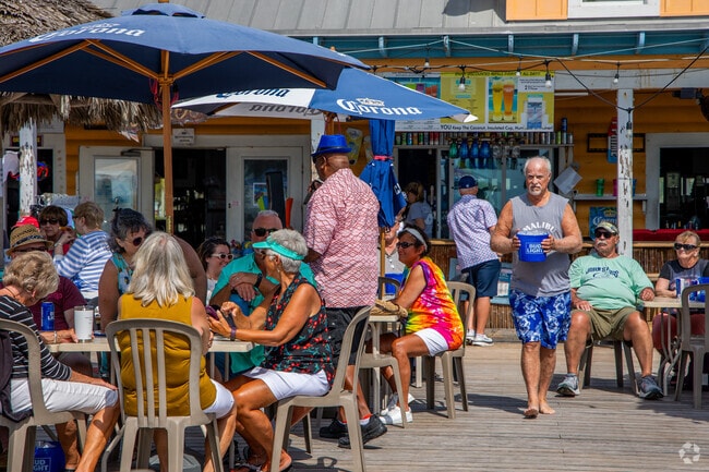 Check out the snack shack for some beach food & live entertainment.