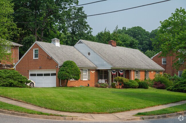 A classic brick ranch home on Crest Ave in Cheverly.