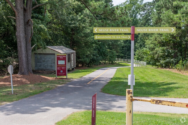 Neuse River Greenway Trail is great for bicyclists.