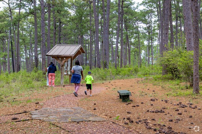 The Longleaf Forest trail is popular among Bellewood residents.