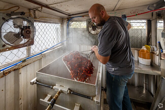 Get some hot seafood at Lefort's Seafood in Marrero.