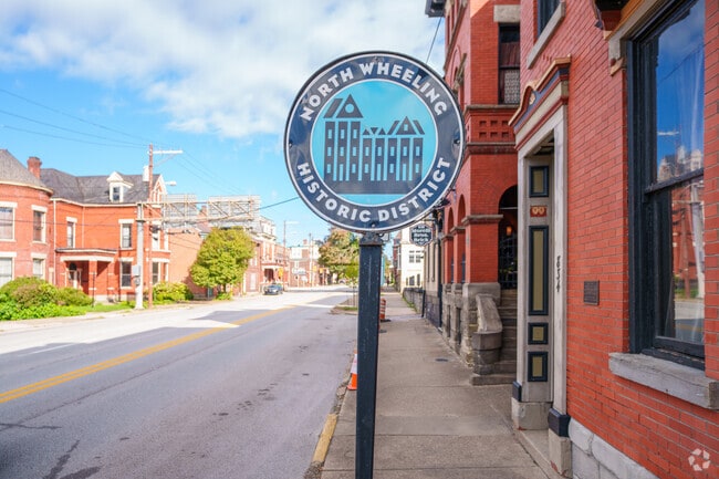 North Wheeling is known for its historic homes and old-town character.