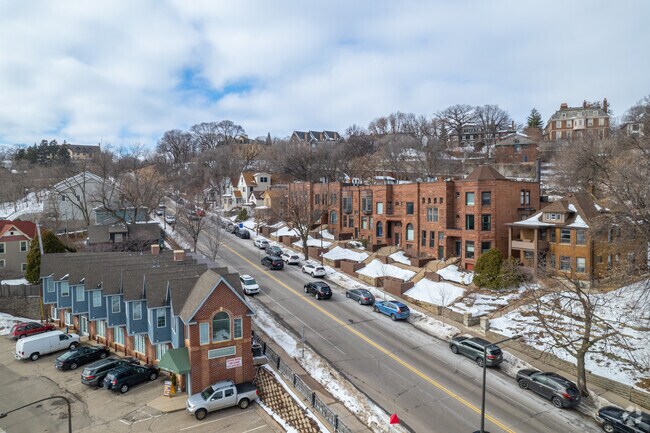 Scenic overview of the Summit Hill neighborhood.