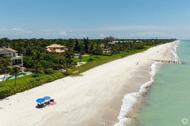 The beaches in Naples are very secluded.  Giving residents their own private beach experience.