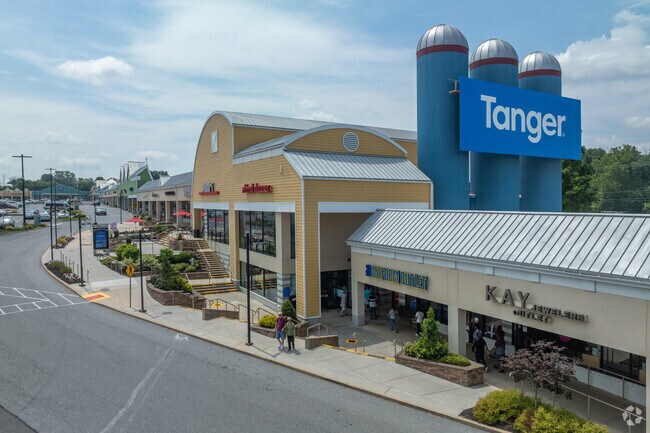 Shoppers of Bridgeport can head to Tanger Outlets, home to over 50 brand-name stores.