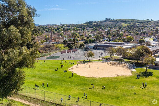 There is a larger playground for older children at Peach Hill Academy.