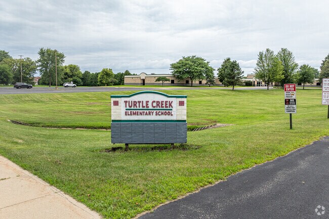 About 500 students attend Turtle Creek Elementary in Delavan Lake, WI.