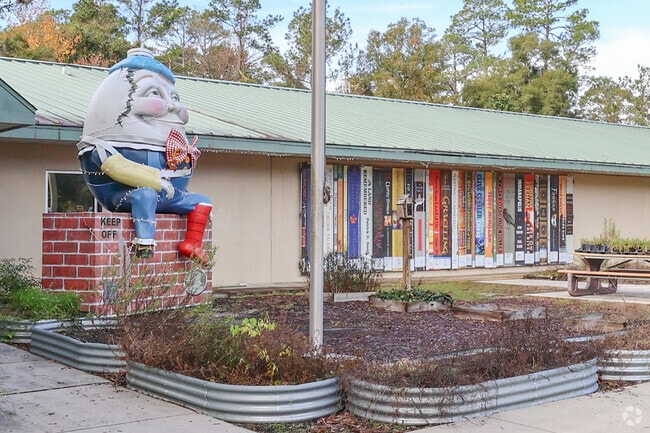 The library is a great place to get lost in fiction and learning in Crawfordville.