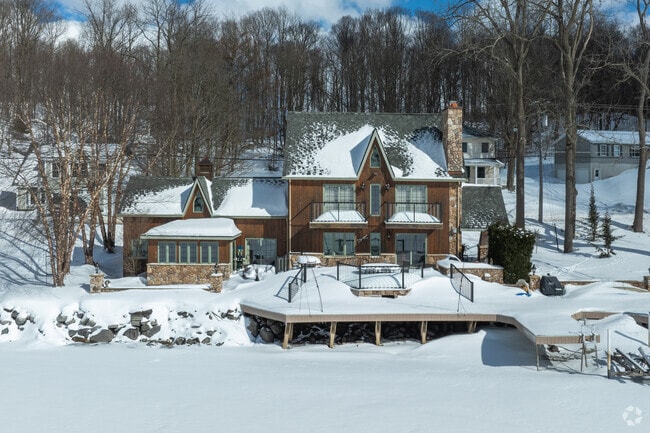 Larger homes on Findley Lake can sell upwards of a million dollars in the Mina neighborhood.