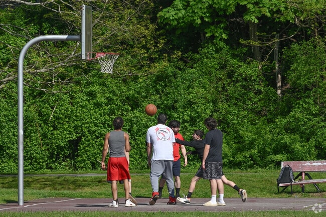 Pick-up games of basketball are an easy way to enjoy the afternoon in South Warren.