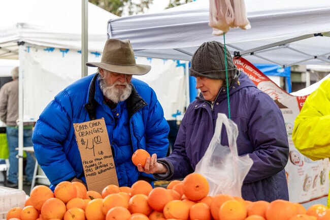 The weekly Castro Valley Farmer's Market offers local produce.