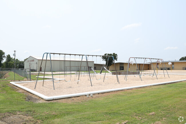 Elementary, middle and Foyil High School students can all enjoy acres of green space on campus.