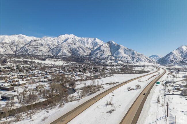 Aerial view of I-84, Uintah, UT