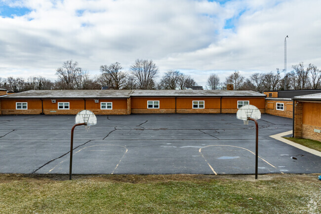 Play area behind Eureka Heights Elementary School.