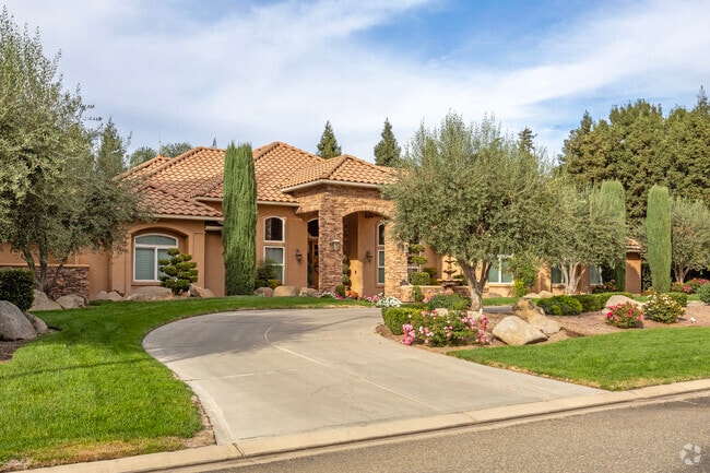Homes in Bellevue often feature large yards with detailed landscaping.