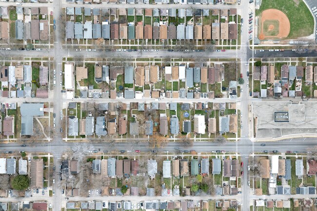 Berwyn is neatly arranged on a grid system that blends public parks into ample housing.