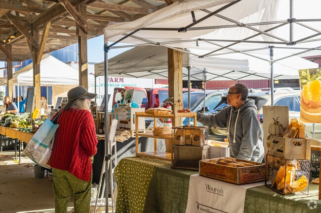 Support small local businesses as you walk through the Burlington County Farmers Market.