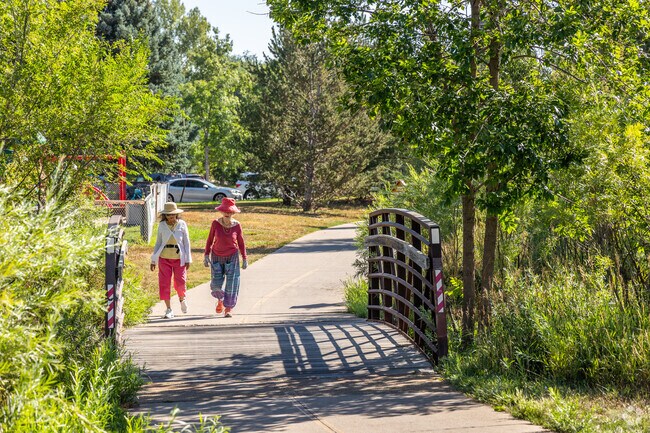 Spring Creek Trail connects several local parks near University Acres.