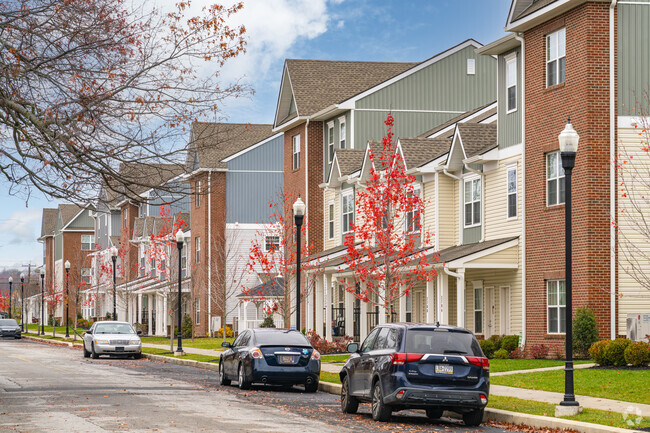 Residential neighborhoods in Riverside often have sidewalks just outside of your door.