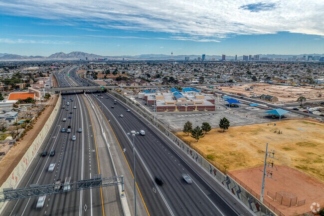 Veterans Memorial Highway also known as The 95 is Direct Access to  DTLV & The Las Vegas Strip.