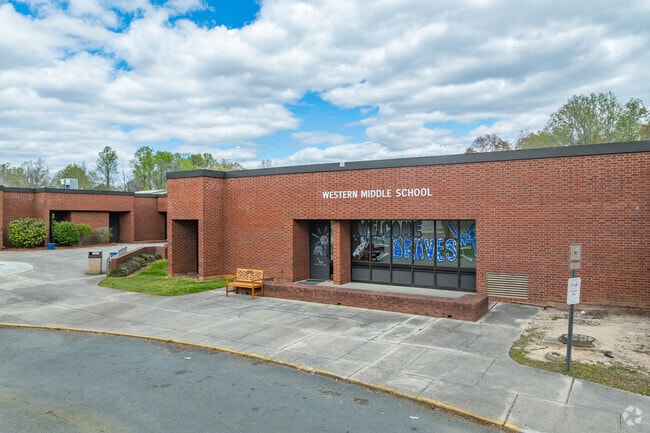 Western Middle School caters to Burlington and its nearby region.