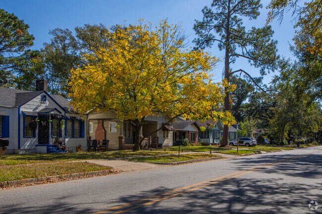 Mature trees provide shade for Rickarby residents.