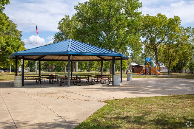 Enjoy the sheltered picnic area at Sullivan Memorial Park.