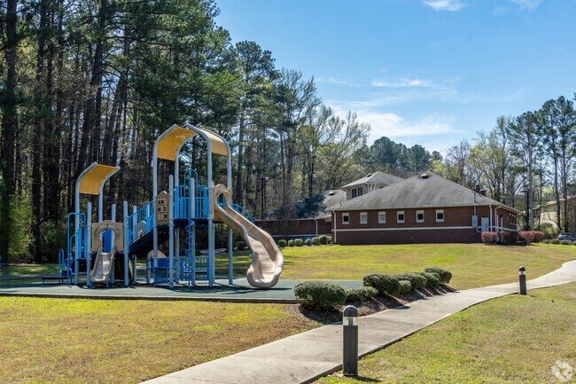 The Community Center at Brownsville Heights features a playground and a walking path.