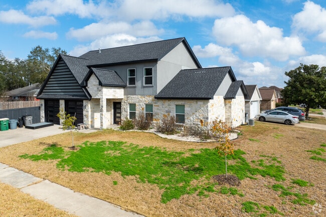 A newly developed traditional home found in the suburbs of Victoria.