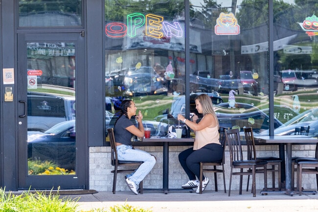 Hachi Sushi is a great place in Argyle to sit outside and enjoy sushi rolls.