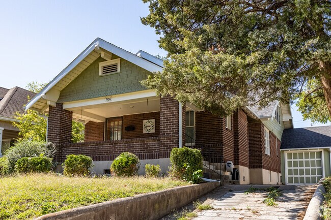 Some bungalows in Byers and Murphy are finished in brick.