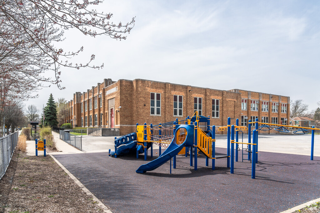Burnham Elementary Burnham Math & Science Academy has a great playground.