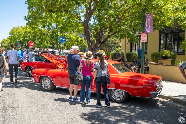 Vintage classics shine near Castlemont in Historic Downtown Campbell’s annual car show.