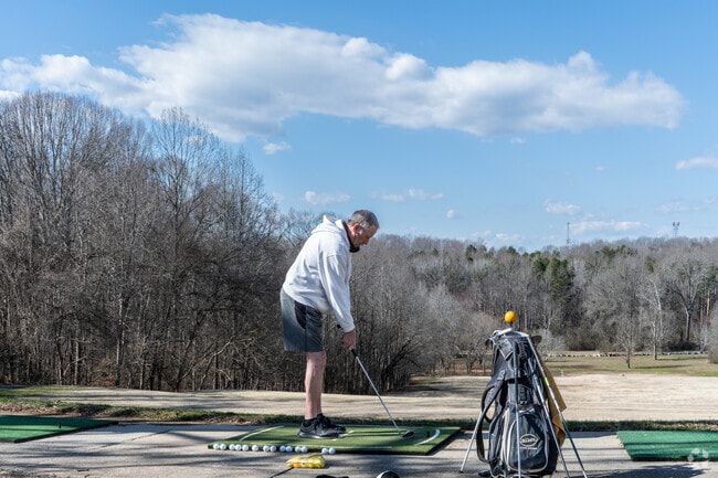 You can schedule time out to enjoy working on your swing at the Reynolds Park Golf Course.