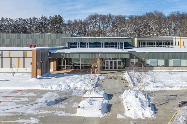 Forest Edge Elementary in Fitchburg has a viewing area to see the rooftop garden.
